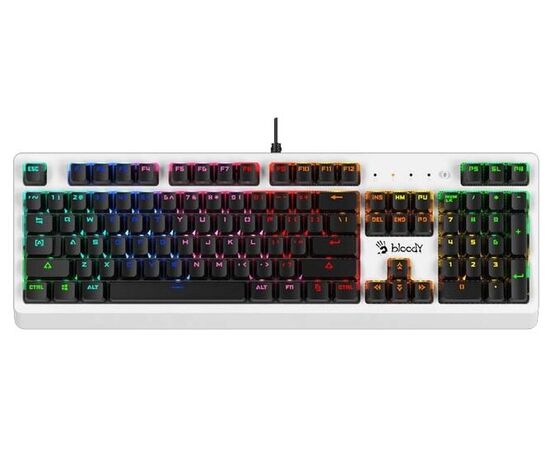  Клавиатура A4Tech Bloody B810RC механическая белый/черный 