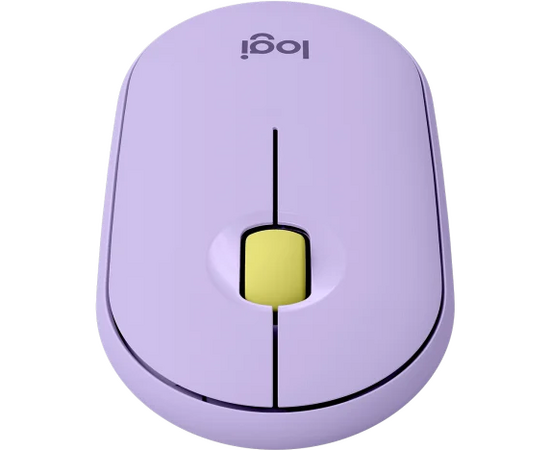  Мышь Logitech M350 Pebble Bluetooth Mouse - LAVENDER LEMONADE (910-006752) 