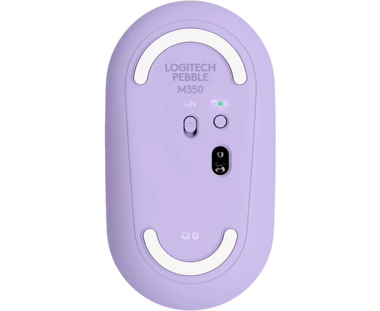  Мышь Logitech M350 Pebble Bluetooth Mouse - LAVENDER LEMONADE (910-006752) 