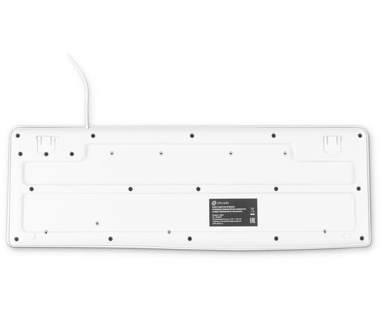  Клавиатура Oklick 305M (1875227) белый USB Multimedia 