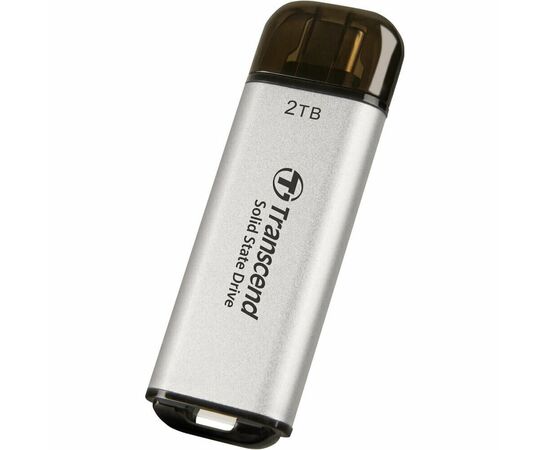  SSD Transcend ESD300 TS2TESD300S, 2ТБ, серебристый 