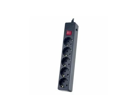  Сетевой фильтр Perfeo PowerX PF-A4714, 1,8м, 5 розеток, черный 
