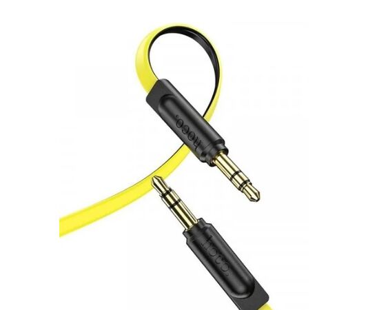  Аудиокабель AUX 3.5mm 1.0м  Hoco UPA16 (Yellow) 