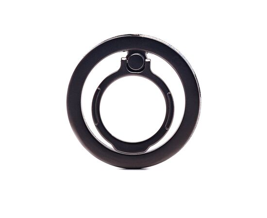  Держатель кольцо (Ring) Popsockets SafeMag металлическое (black) (222709) 