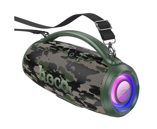  Портативная колонка HOCO HA4 Surge, Bluetooth, камуфляж+зеленый 