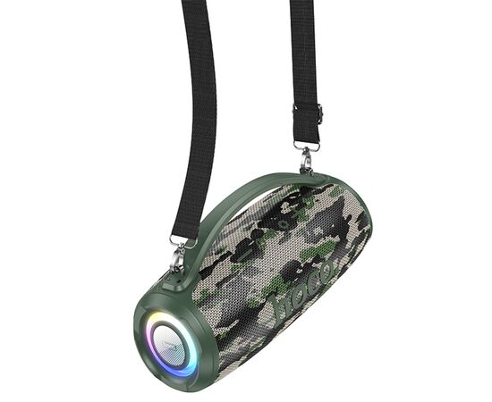  Портативная колонка HOCO HA4 Surge, Bluetooth, камуфляж+зеленый 
