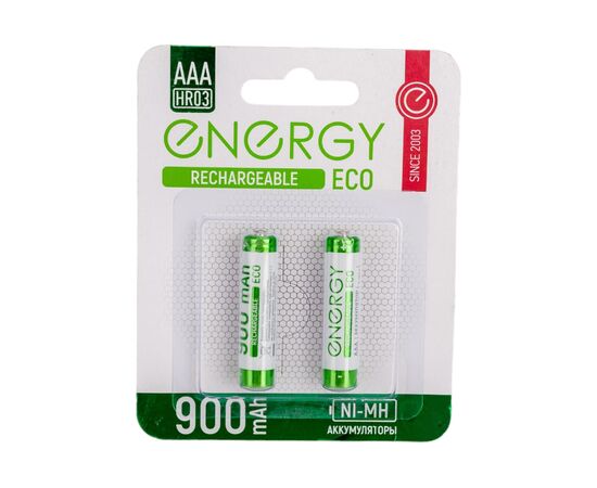  Аккумулятор Energy Eco NIMH-900-HR03/2B (АAА) (2/24/288) 