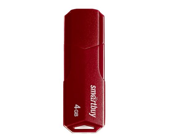  Флэш накопитель USB  4 Гб Smart Buy CLUE (burgundy) (205820) 