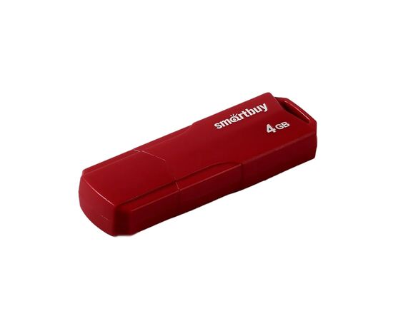  Флэш накопитель USB  4 Гб Smart Buy CLUE (burgundy) (205820) 