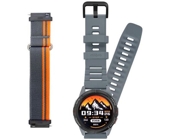  Умные часы Xiaomi Mibro Watch GS Active (XPAW016）EU  (С русским языком+ 2 ремешки)   gray 
