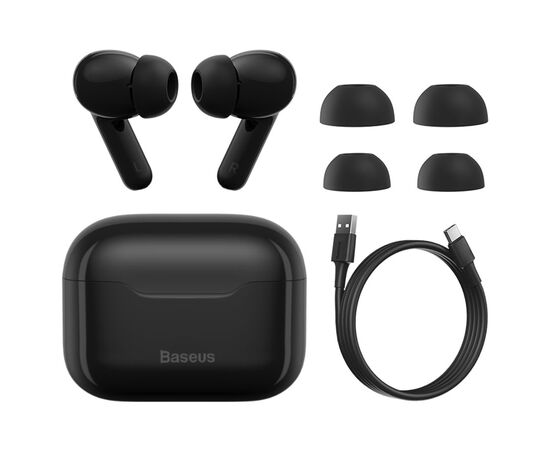  Беспроводные наушники TWS BASEUS SIMU S1, Bluetooth, черный 