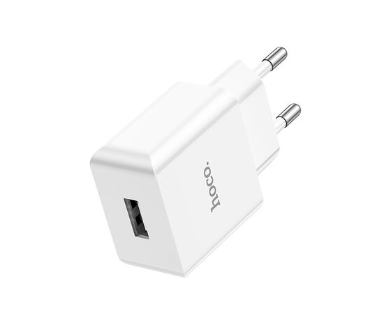  Адаптер Сетевой Hoco C106A Leisure USB 2,1A/10W (white) (221583) 