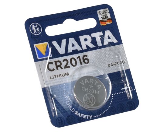  Элемент питания VARTA  CR 2016 Electronics (1 бл)  (1/10/100) 