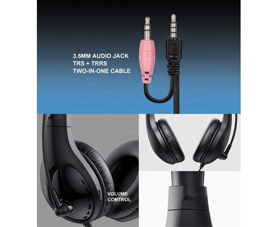  Гарнитура игровая HAVIT HV-H2116d Gaming Черно-красная 
