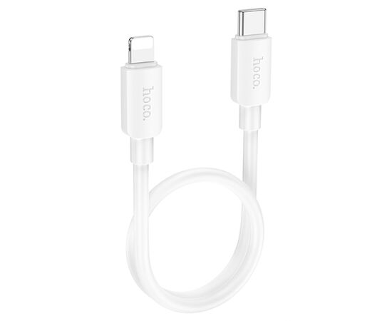  Кабель USB-C HOCO X96 Hyper Type-C - Lightning, 20W, 25 см, белый 