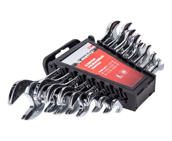  Набор ключей рожковых MATRIX Master 15238 8шт. CrV, Elliptical, зерк. хромирование 
