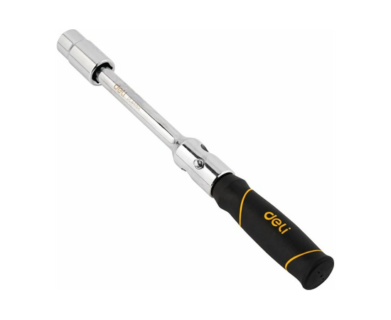  Ключ балонный Deli DL4416K крестообразный 1/2" 17/19мм + 21/23мм, сталь Cr-V, противоскользящая ручка, сумка на молнии 