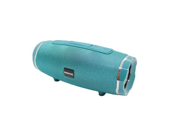 Колонка Bluetooth 5.0 2*5W 1200mAh Borofone BR3 (Peacock blue) 