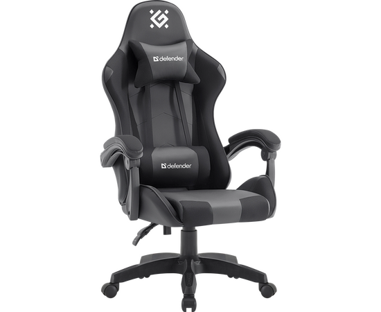  Кресло офисное DEFENDER Okas (64054) Black/Grey PU 