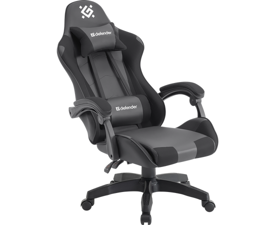  Кресло офисное DEFENDER Okas (64054) Black/Grey PU 
