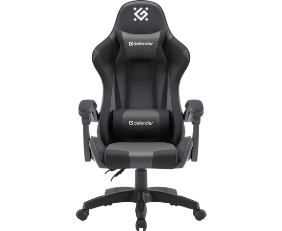  Кресло офисное DEFENDER Okas (64054) Black/Grey PU 