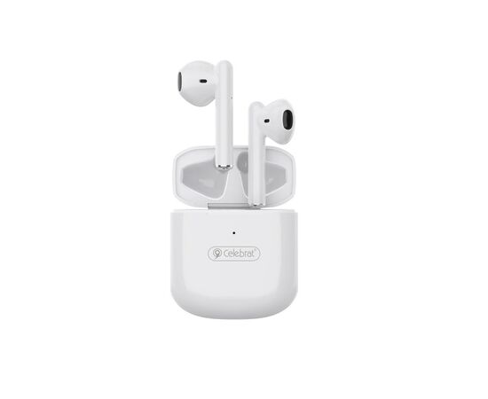  Bluetooth-наушники беспроводные вкладыши Celebrat W16 TWS (White) 
