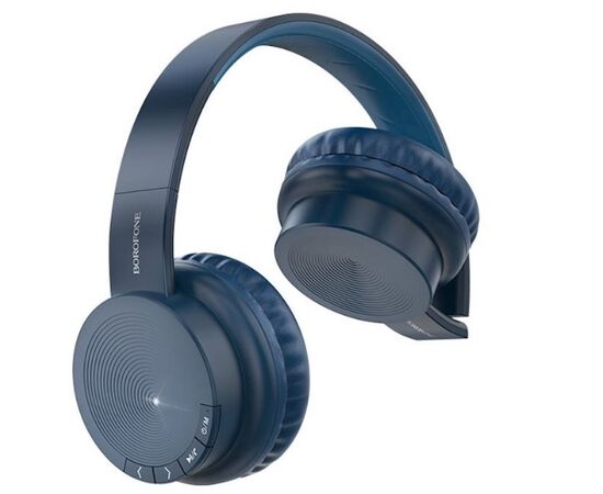  Bluetooth-наушники полноразмерные Bluetooth 5.0 250 mah Borofone BO11 Maily (Blue) 