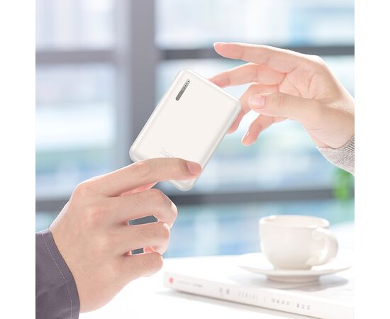  Внешний аккумулятор 5000mAh 2USB 2.0A Hoco J115 Journey (White) 