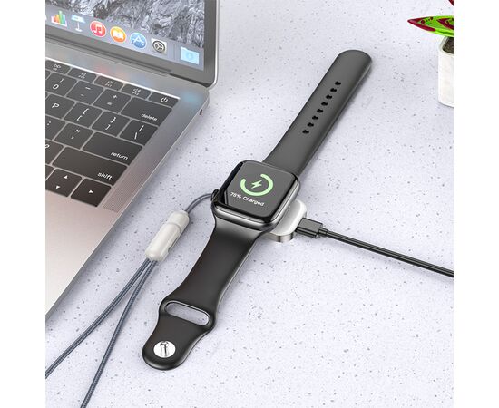  Зарядное устройство BOROFONE BQ25 для Apple Watch, 1A, серебристый 