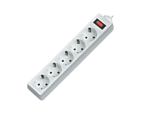  Сетевой фильтр Defender ES, 5 розеток, 3 м (white) (220283) 