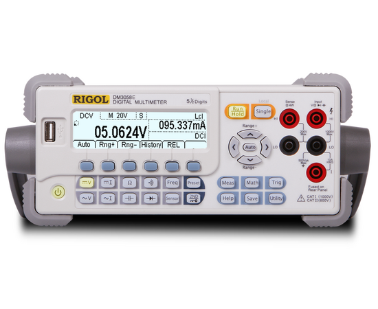  Мультиметр Rigol 5 1/2 Digital Multimeter (DM3058E) (240,000 Count), 0.015проц. DC Voltage Accuracy, 123rdgs/s, USB, RS232 