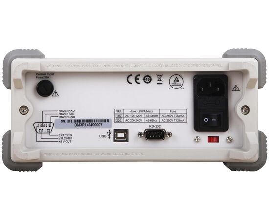 Мультиметр Rigol 5 1/2 Digital Multimeter (DM3058E) (240,000 Count), 0.015проц. DC Voltage Accuracy, 123rdgs/s, USB, RS232 