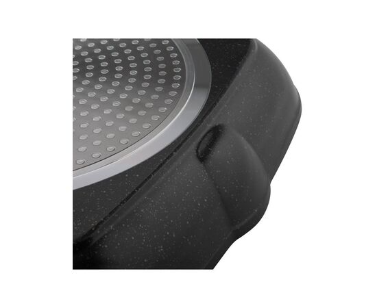  Сковорода-гриль Polaris Monolit 28G, 28х28см, без крышки, черный 
