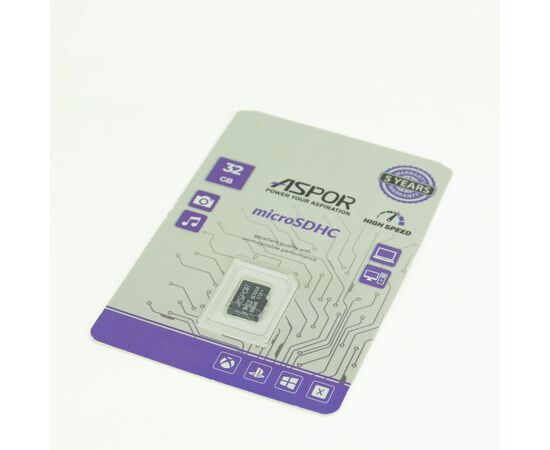  Карта памяти Aspor microSDHC 32GB Class10 UHS-3 нс 