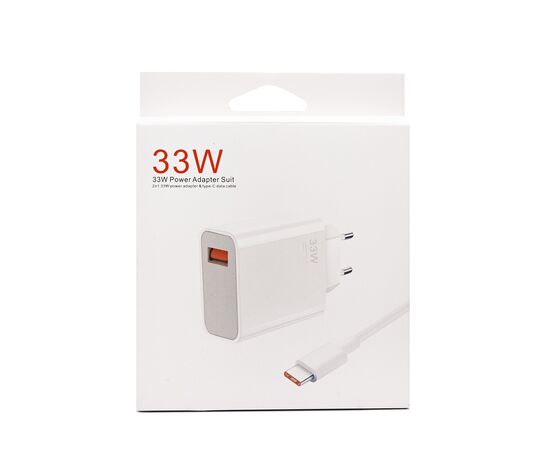  Адаптер Сетевой с кабелем - [BHR6034EU] USB 33W (USB/Type-C) (B) (white) (221946) 