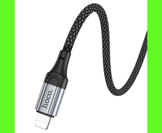  Аудиокабель HOCO UPA26 AUX Jack 3.5 (m) - Lightning (m), 1 м, черный 