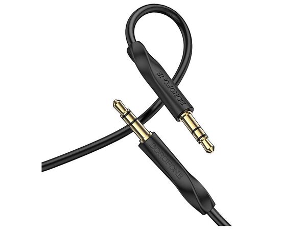  BOROFONE BL16/ AUX аудио кабель/3.5 mm jack - 3.5 mm jack/ 1m/ Black 