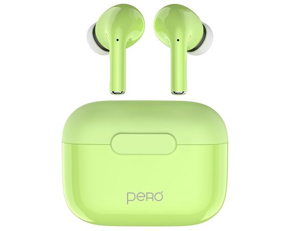  Беспроводные наушники PERO TWS06 COMFORT Green 