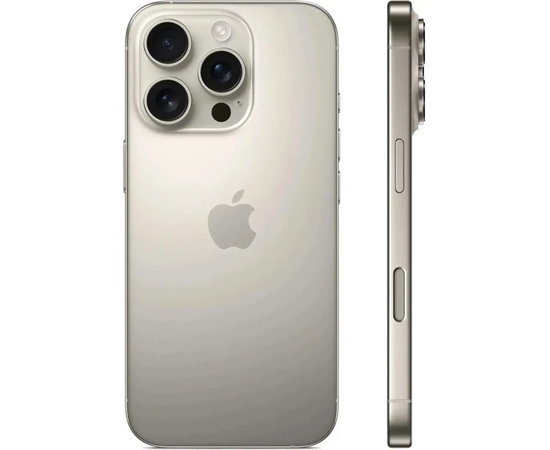  Смартфон Apple iPhone 16 Pro MYM83ZA/A 1Tb титан 3G 4G 2Sim 6.3" 1206x2622 iOS 18 48Mpix 802.11 a/b/g/n/ac/ax/be NFC GPS Protect 