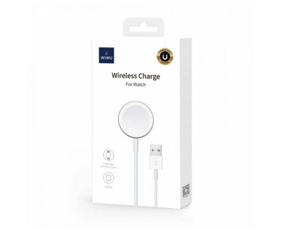  Кабель для зарядки Apple Watch WiWU M7, USB, 2.5W, 1 метр (White) 