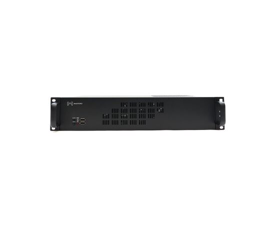  Корпус Mastero 2U300 (MST-2U-300), mATX, 2U RM, без БП, черный 