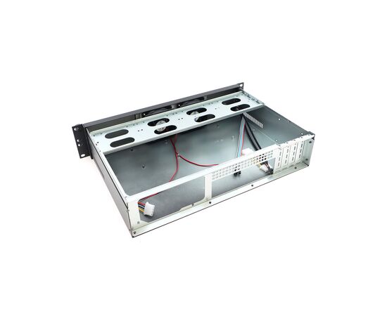  Корпус Mastero 2U300 (MST-2U-300), mATX, 2U RM, без БП, черный 