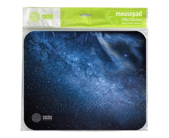  Коврик для мыши Cactus CS-MPС-P02M Milky Way 300x250x2мм 