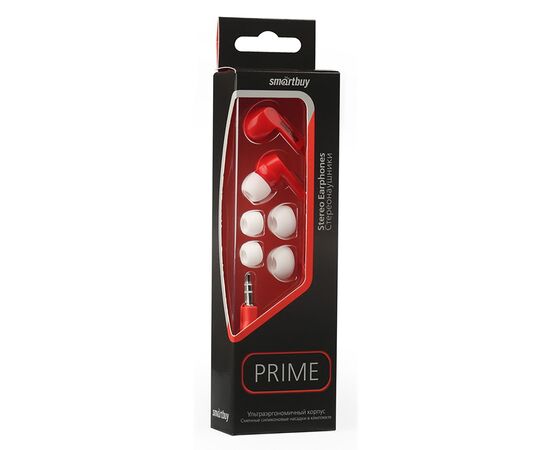  Проводные наушники внутриканальные Smart Buy SBE-130 Jack 3,5  (red) (226601) 