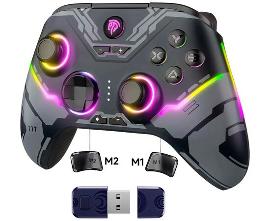  Геймпад беспроводной EasySMX X15 (VG-C449) с RGB подсветкой, меха 