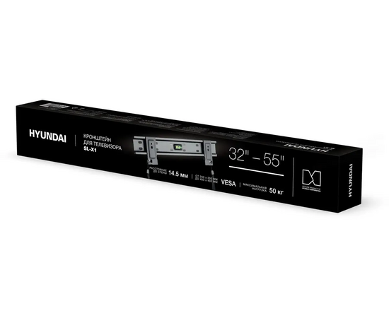  Кронштейн Hyundai SL-X1 (HMS55XF050BK24) черный 32"-55" макс.50кг настенный фиксированный 