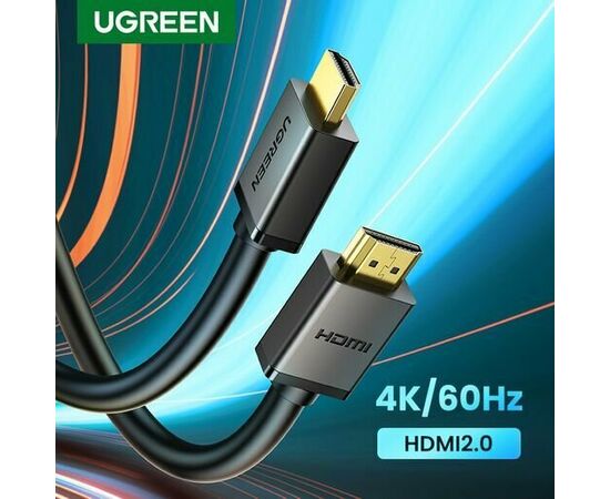 Кабель UGREEN HD104 10108 HDMI Male To Male Cable 3m Black 
