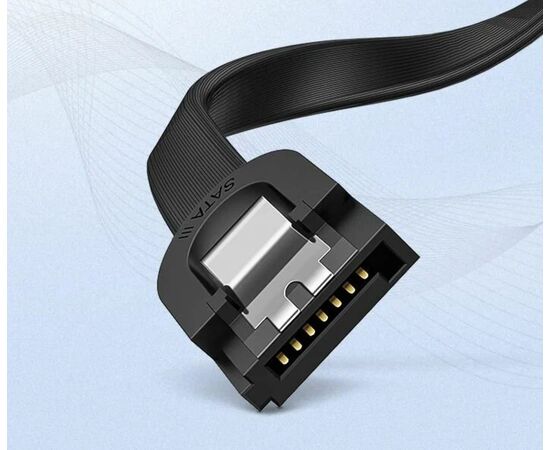  Кабель UGREEN US217 30796 SATA 3 Data Cable 0.5m Black 