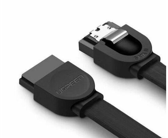  Кабель UGREEN US217 30796 SATA 3 Data Cable 0.5m Black 