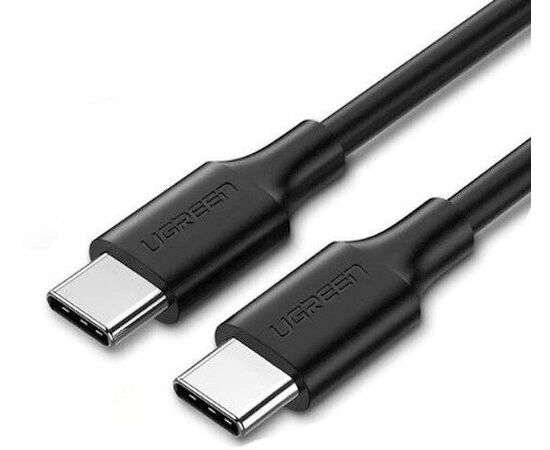  Кабель UGREEN US286 10306 USB-C 2.0 Male To USB-C 2.0 Male 3A Data Cable 2m Black 